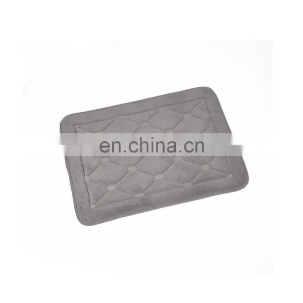 Bathroom Mats Non Slip Bath Floor Mats Water Absorbent Coral Fleece Surface Fast Dry Soft Comfortable Stylish Bathroom Rugs photo-4