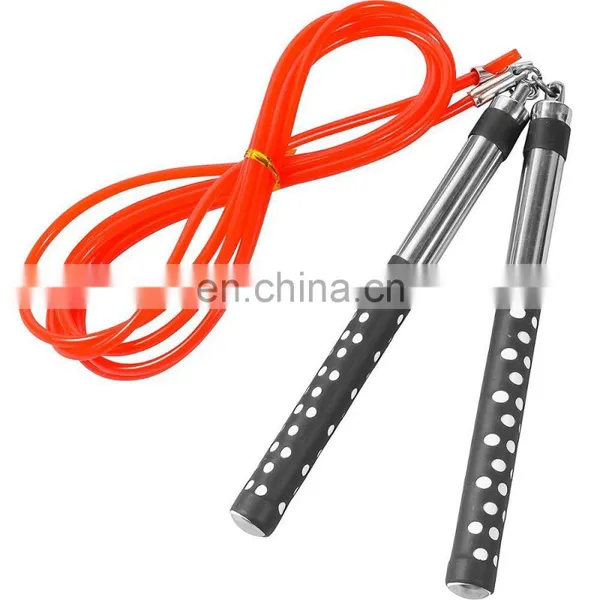 Adjustable Fitness Cable Rope Aluminum Handle Jump Ropes photo-3