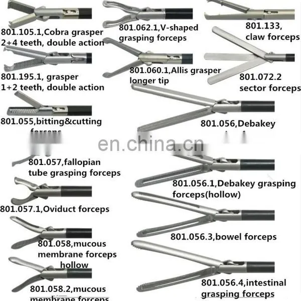 Medical Instrument 5mm Double-action Straight Flexible Scissors photo-4