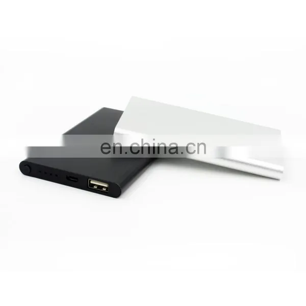 2020 Oem Logo Printing Aluminum Power Bank Colorful Super Thin Metal Power Charger Laser Print Charger photo-2