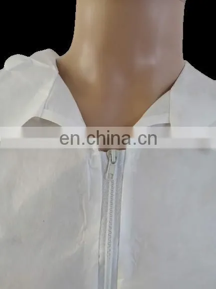 Sterile Zipper Frock for Pharmacy Compounding Use With Thump Loop photo-3