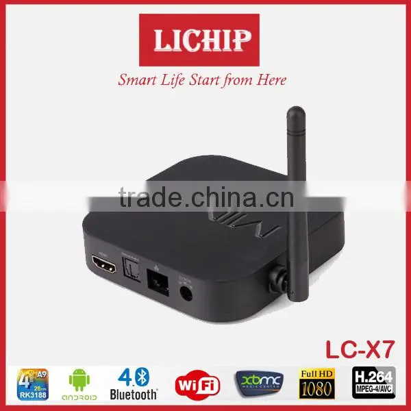 Smart Wifi Android 4.2 Bluetooth 4.0 RK3188 1080P LC- X7 TV Box photo-3
