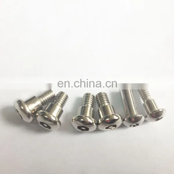 SS M3 M5 M6 Pan Head Torx Shoulder Screw Black Oxide Hexagon Socket Head Shoulder Bolt 1/4'' photo-2