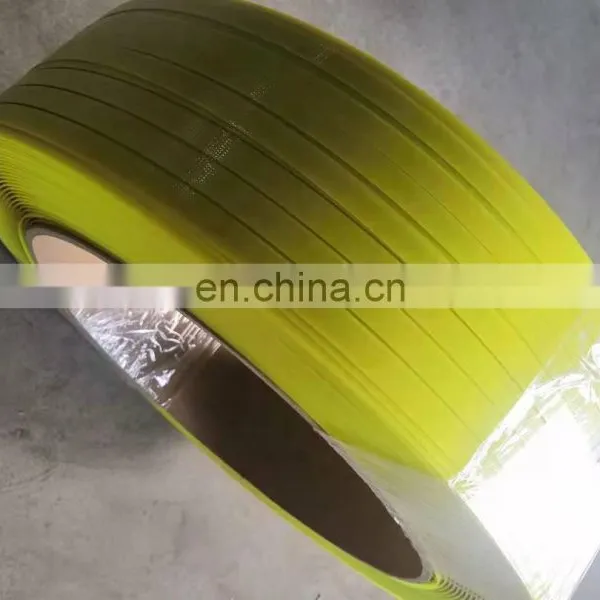 Colorful Strong Tension Green Embossed Plastic PET Strap Roll Polyester Pallet Strapping Belt for Cargo Packing photo-4