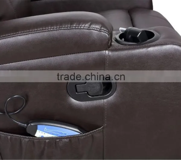 WorkWell Best Selling Cheers pu Leather Sofa Recliner Vibration Massage Sofa Armchair Kw-FU13 Quality Choice photo-5