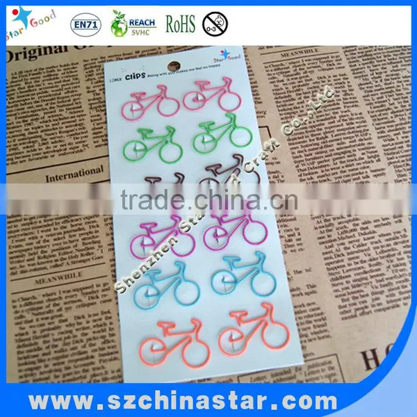 Printing Card With Colorful Paper Clip photo-4