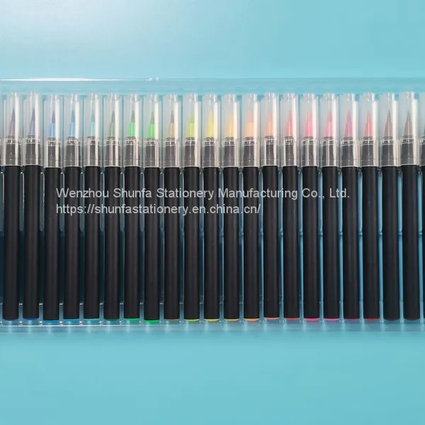 Factory Price Customized OEM Design High-quality 12+1color Soft Brush Water Color Pen for Students' Art Calligraphy photo-4