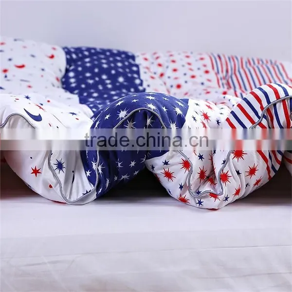 Latest Design Best Quality China Manufacturer Polycotton Luxury Comforter Set / Kantha Quilt Fabric photo-3