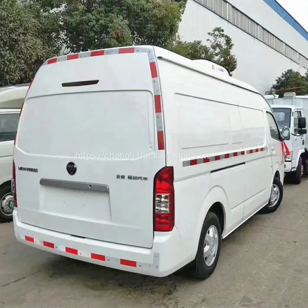 Foton G7 G9 1ton 2ton Refrigerated Cool Van Truck for Sale photo-2