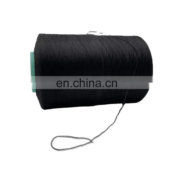 200D Polyester Texture Thread Good Quality Sewing Thread Black Overlock Thread photo-2