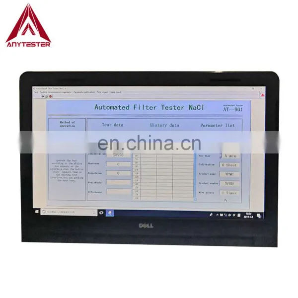 Factory Price Mask Particulate Filtration Efficiency Tester Automated Filter Testing Machine En149 photo-4