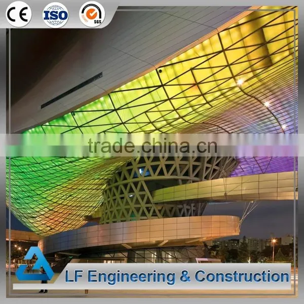 Easy Build Affordable Laminated Board Structure Steel Atrium Roof photo-5
