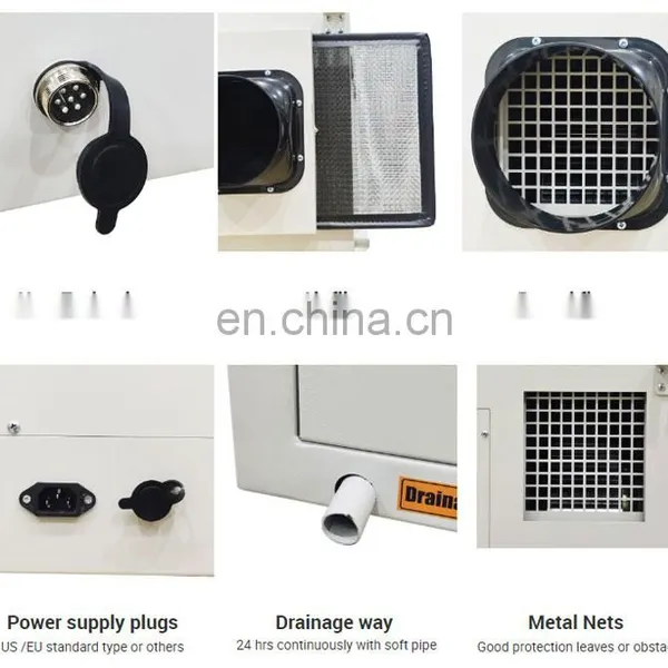 ODM/OEM Grow Room Industrial Wall Ceiling Concealed Duct Greenhouse Dehumidifier photo-5