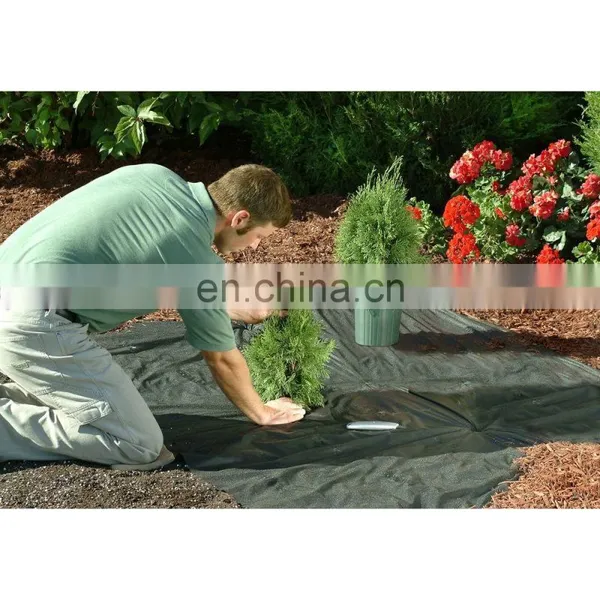 PP PE Ground Cover Under Trees Weed Control With Holes photo-5