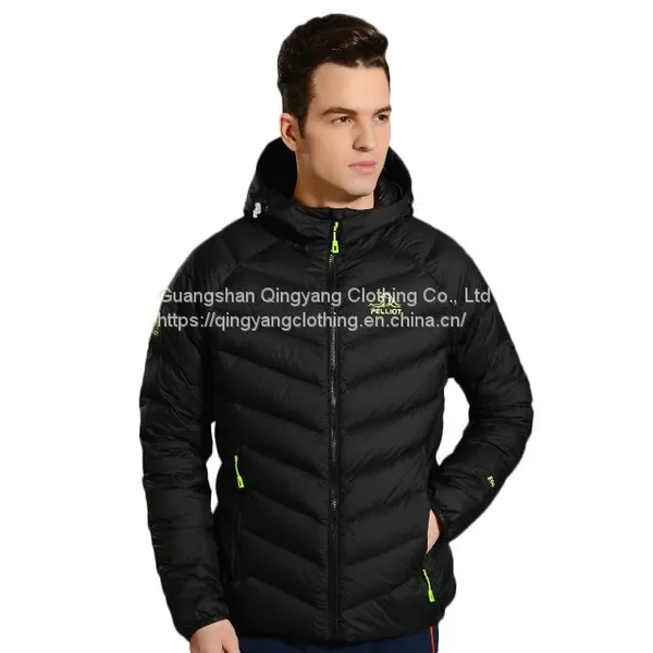 New Fashion Lightweight 800 Filling Goose Down Jacket Men Puffer Down Jacket With Hood for Winter photo-4