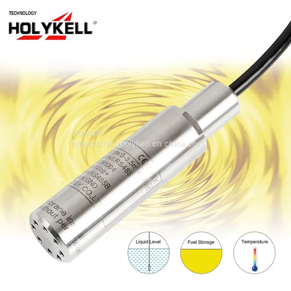 Holykell Submersible Fuel Level & Volume & Temperature Transducer & Transmitter HPT604-LT photo-2