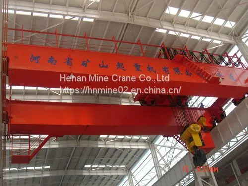 General Type Winch Trolley Double Girder Bridge Crane A6 Heavy Duty photo-2