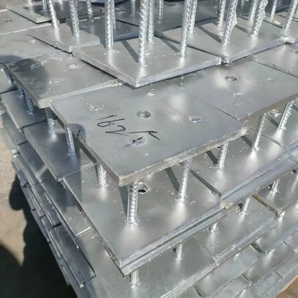 Q235B Pre Embedded Steel Plate Curtain Wall Construction Steel Structure Engineering Hot-dip Galvanized Pre Embedded Parts Rust Proof and Anti-corrosion Pre Embedded Plate photo-4