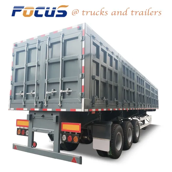 Box Van Trailers for Sale,Van Box Curtain Side Vehicle Truck Semi Trailer for Beverage photo-3