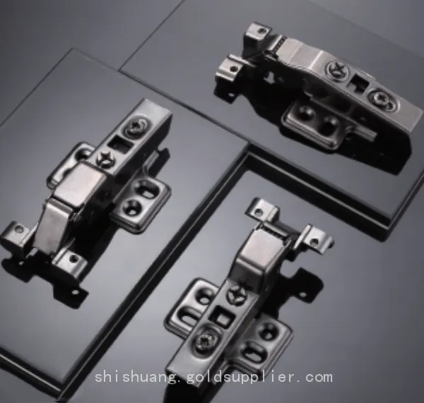 Good Price High Quality Furniture Hardware Accessories Aluminum Slide-on Soft Close Cabinet Concealed Door Hinges