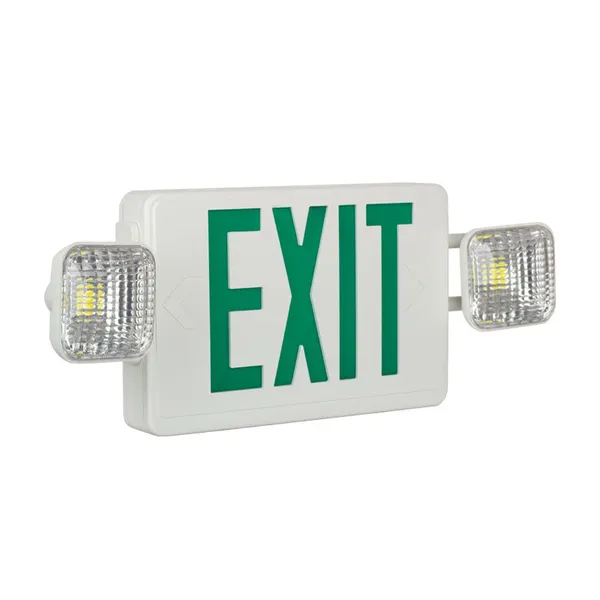 DF-2 UL LED Battery Backup Emergency Light Dual Head EXIT Sign Light photo-2