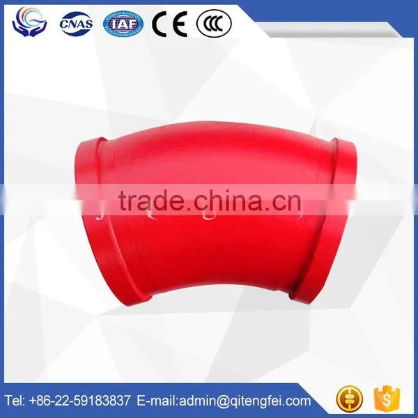 DN125mm*R275mm 45 Degree Concrete Pump Elbow photo-5