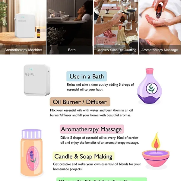 Custom Wholesale 233 Kinds Fragrance 100% Pure Organic Oils Dual Fluid Atomization Essential Oil Suitable for Aroma Diffusers photo-4