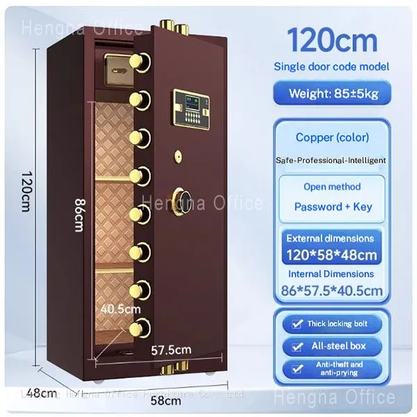 Modern High Security Luxury Home Safe | With Biometric Fingerprint Scanner | Smart Safe for High-End Residences photo-4