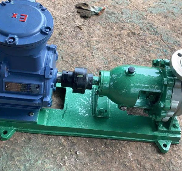 ih Series Single-stage Single-suction Insulated Chemical ij Alkali Pump With Double Mechanical Seals and Water Cooling Device, Stainless Steel Centrifugal Pump photo-2