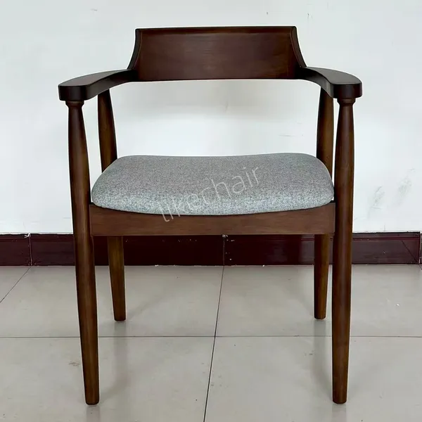 High Quality Modern Unique Solid Wood Dining Chair Nordic Comfortable Living Room Home Dining Chairs photo-3