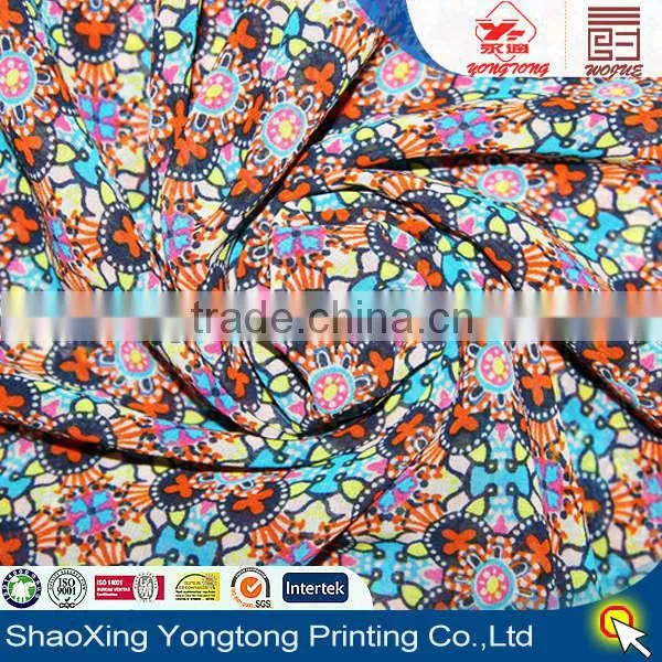Beautiful Design Polyester Woven Printed Chiffon for Woman's Garment photo-2