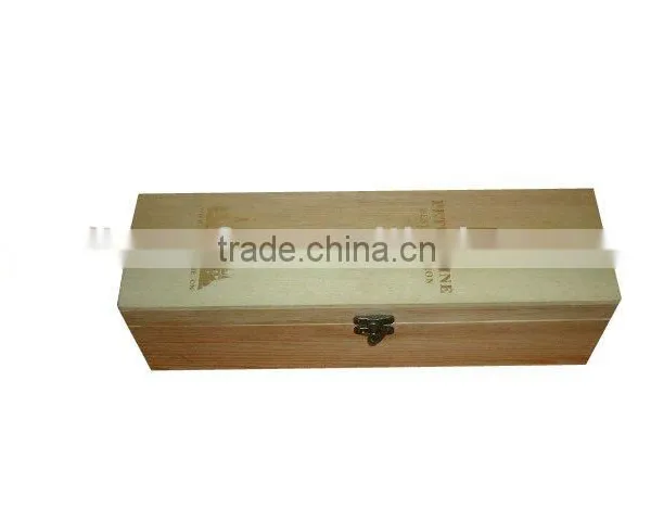 Natural Wooden Wine Box