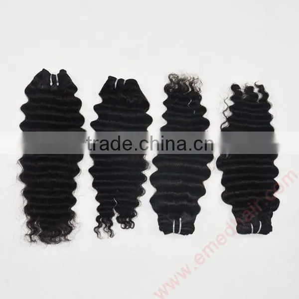 China 2015 New Product Virgin Hair Deep Wave India Human Hair Extension photo-2