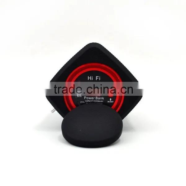 RS7720 Portable Outdoor Weatherproof Dustproof Handsfree Wireless Speaker Best Selling Power Bank With Bluetooth Speaker photo-4