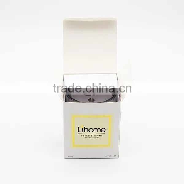 Personalized Scented Natural Soy Wax Candle in Glass Jar Can Custom Sticker ,printing Logo and Packaging Box and Glass Jar Size Supplier's Choice photo-5
