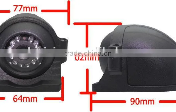 Anti-vibration Truck ,bus Mounted Waterproof Night Vision Auto Side View Camera photo-4