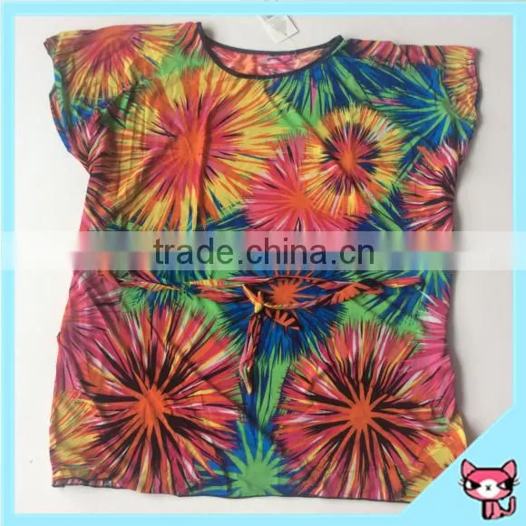 2015 New Arrival Fireworks Pattern Lady Blouse