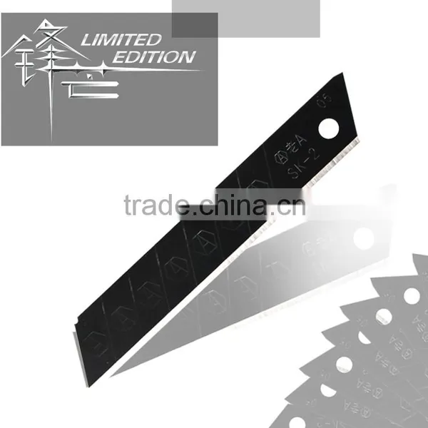 LAOA SK2 18 MM 10PCS Set 3times Longer Life Whole Black Blade/ Utility Knife/ Art Knife Blade photo-3
