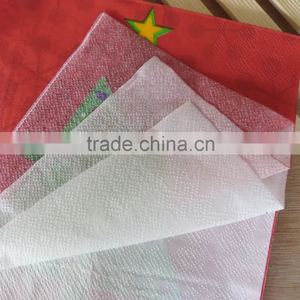 Estaurant Use 100% Virgin Wood Pulp Solid Color Dyed Paper Napkin photo-6