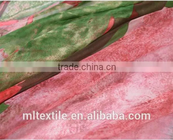 Digital Print Silk Fabric for Dress Chiffon Wholesale Indian Chiffon Silk Fabrics photo-6