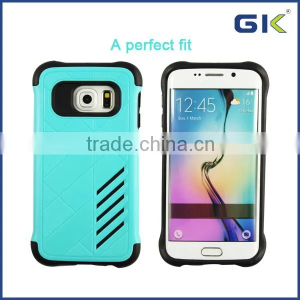 [GGIT] High Quality 2 In1 TPU+PC Cell Phone Case Cover For Samsung For Galaxy S6 Edge