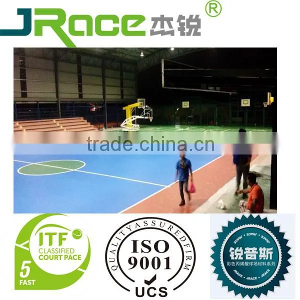 Outdoor Indoor Basketball Tennis Volley Badminton Court Sport Flooring photo-5