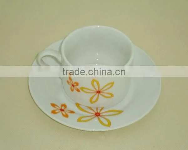 220cc Porcelain Cup and Saucer / 220cc Cup and Saucer Porcelain