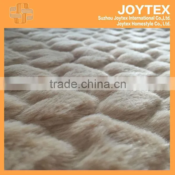 100% Polyester pv Plush, Embossed pv Plush Fabric