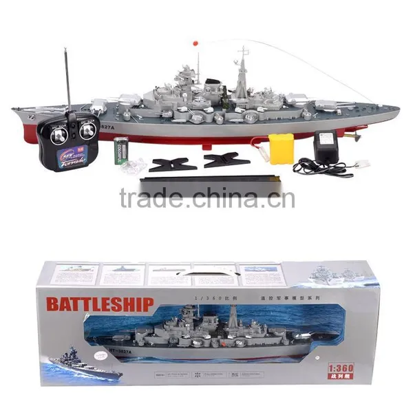 RC German Bismarck Military Battleship 1/360 Warship R/C Cruiser photo-2