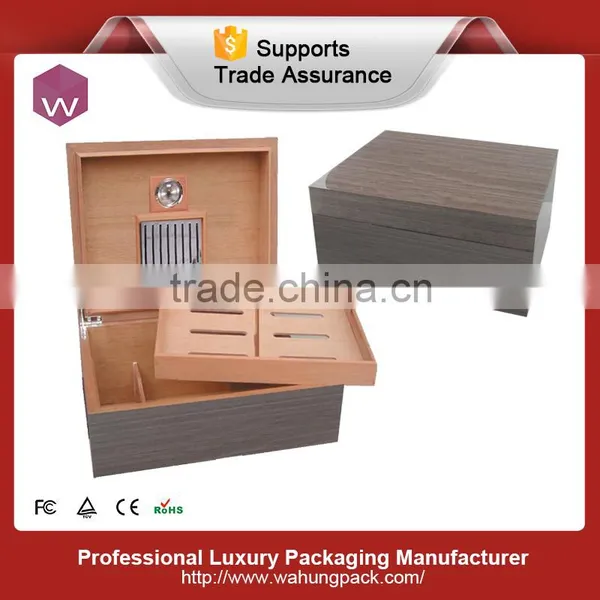 China Customer Design Luxury Wood Cigar Box photo-2