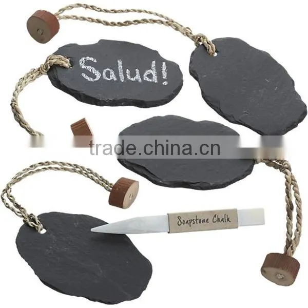 Nice little slate wine tags