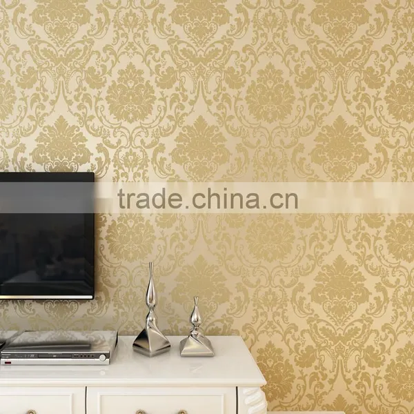 Best Selling 2016 Home Wallpaper Decoration Wallpaper Damask photo-2