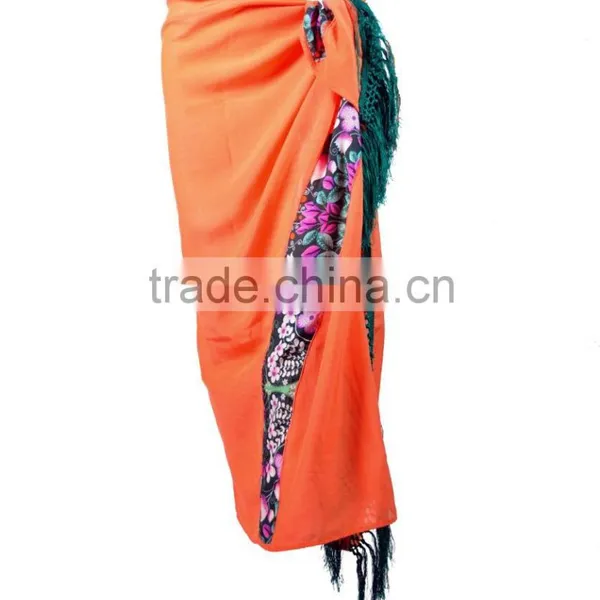 100%Polyester Material Sarong 100*180cm Different Designs Sarong Wholesale photo-3