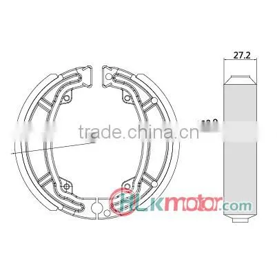 Motorcycle Brake Shoe for RX125 / RS125 / DT125 photo-3